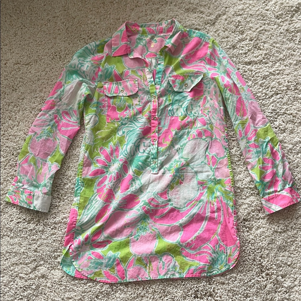 Lilly Pulitzer Tunic Coverup Size Small